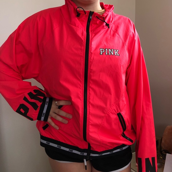 PINK Victoria's Secret Jackets & Blazers - Pink windbreaker